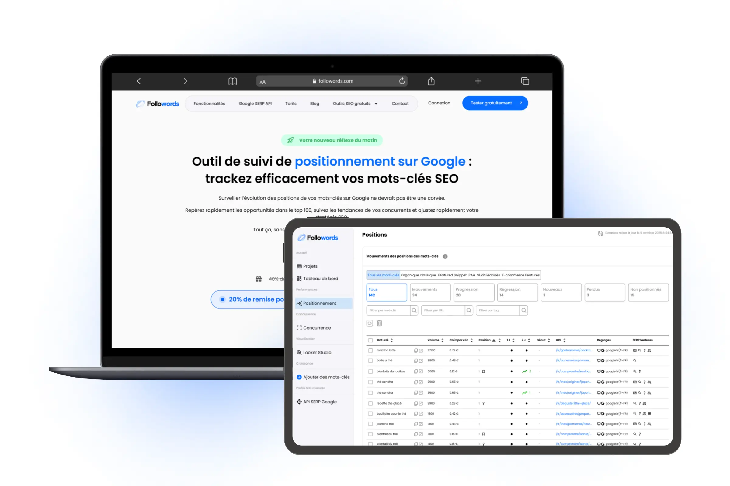 Followords : l'outil SEO français qui simplifie le suivi de positionnement